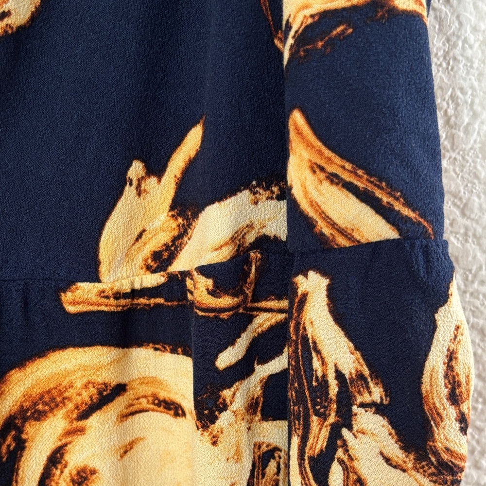 Floral Sleeveless Maxi Dress - Black and Cream - Picture 6 of 8